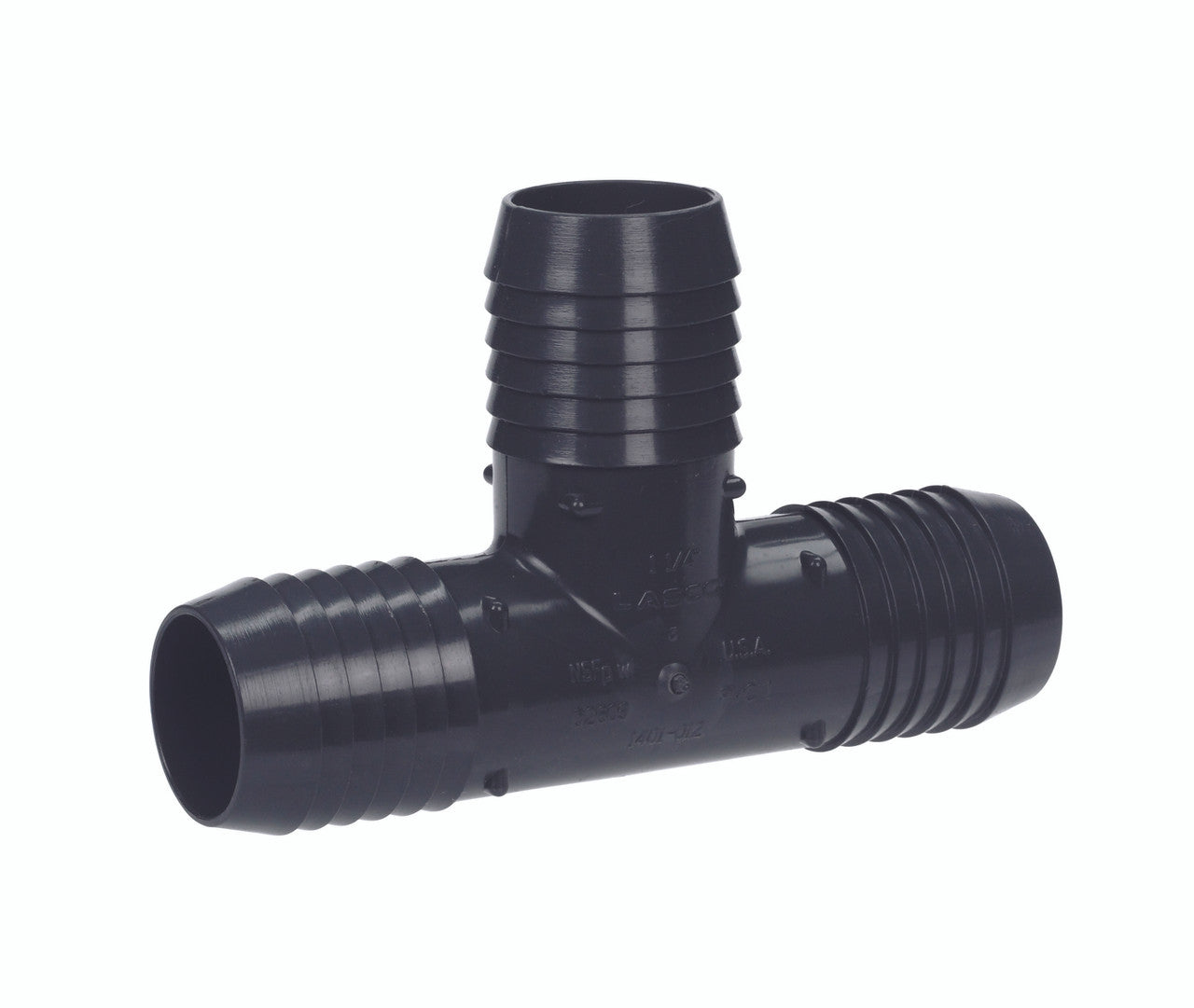 tee insert poly 1-1/4 plumbing pipe tee