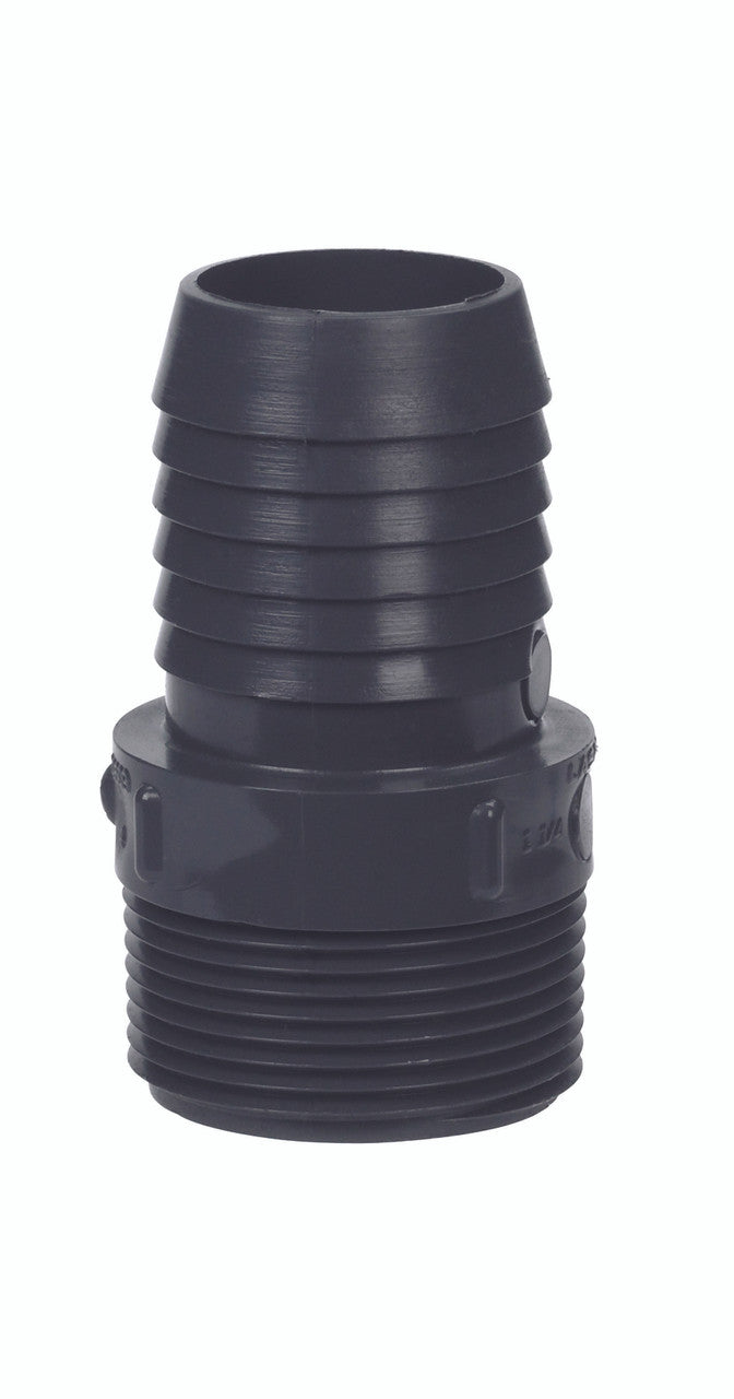 adapter insert poly 1.25 mpt plumbing pipe adapter