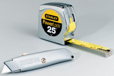 Measuring Tape 1 X 25 With Utility Knife Set