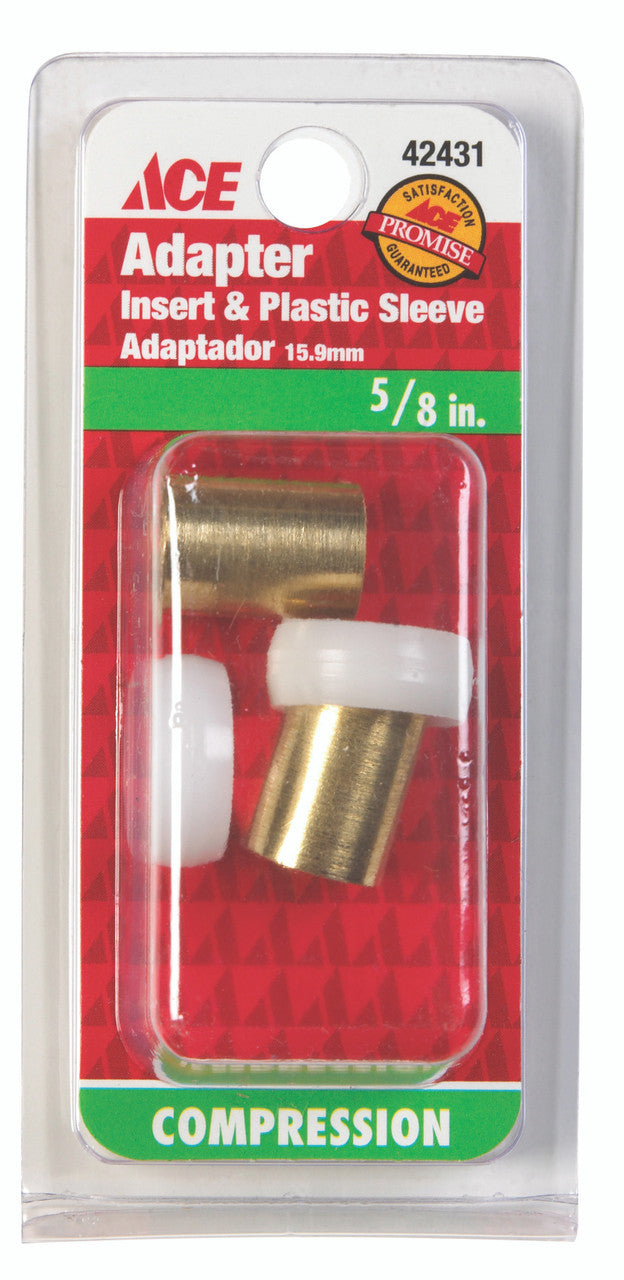insert and sleeve 5/8 2 pack plumbing insert fitting