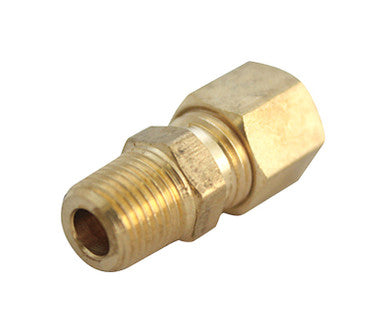 ACE 3/16 in. Compression x 1/8 in. Dia. Male Brass Compression Adapter