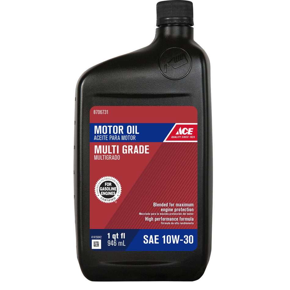 MOTOR OIL 10W 30 1 QUART ACE