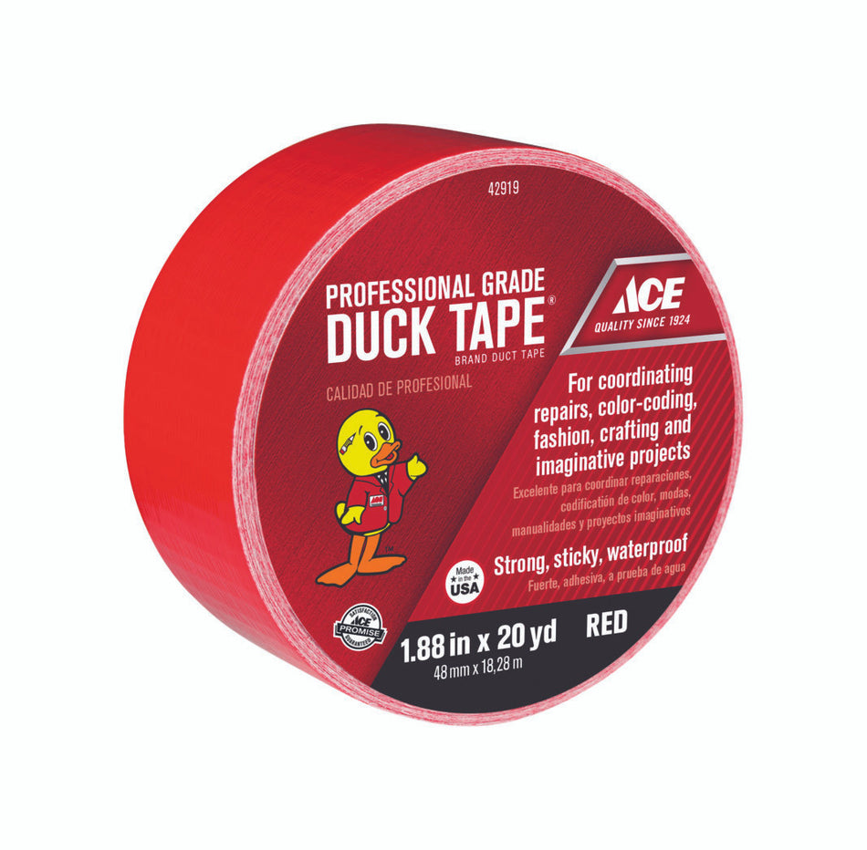 DUCT TAPE 20 YARD RED ACE