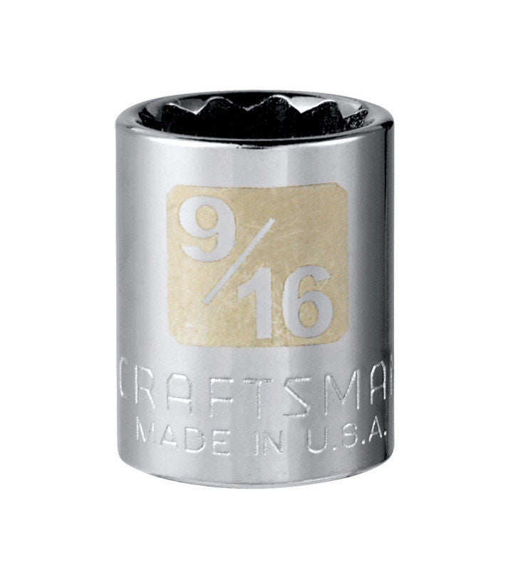 CRAFTSMAN SOCKET 3/8 DRIVE 9/16 12 POINT