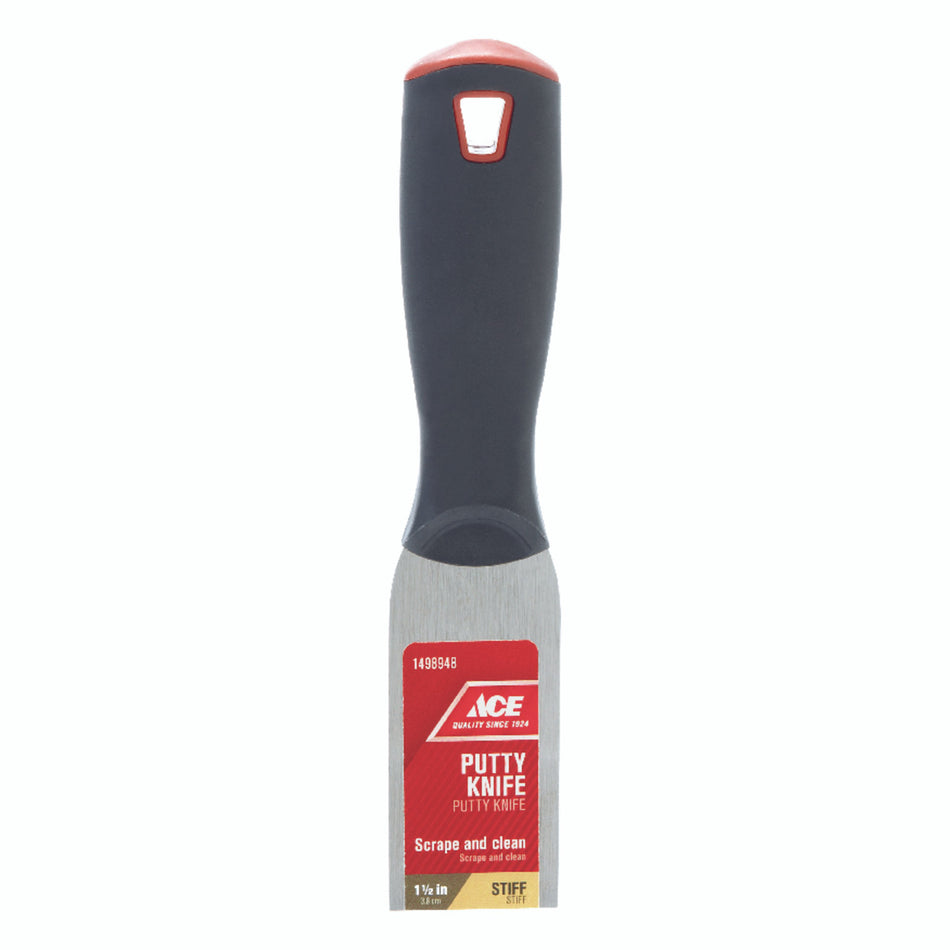 Ace 1-1/2 in. W Carbon Steel Stiff Putty Knife