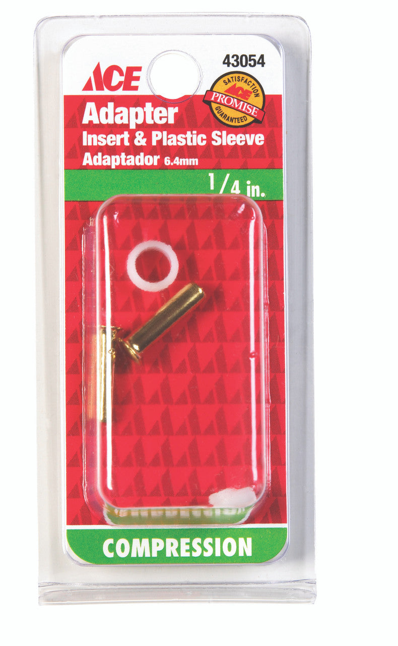 insert and sleeve 1/4 2 pack plumbing insert fitting