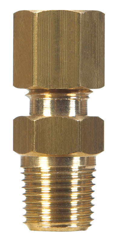 Ace 3/8 in. Compression x 3/8 in. Dia. Male Brass Compression Connector