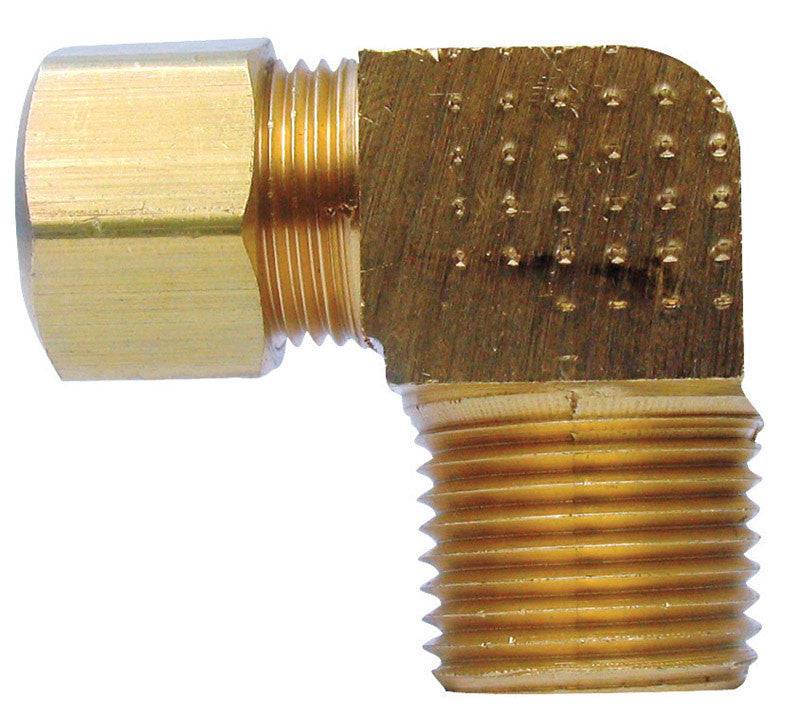 Ace yellow brass compression elbow 3/8 x 3/8 compression plumbing