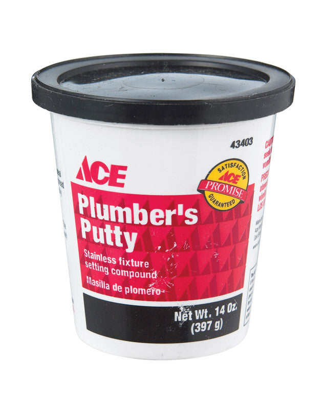 plumber's putty non-hardening drain faucet seal installation