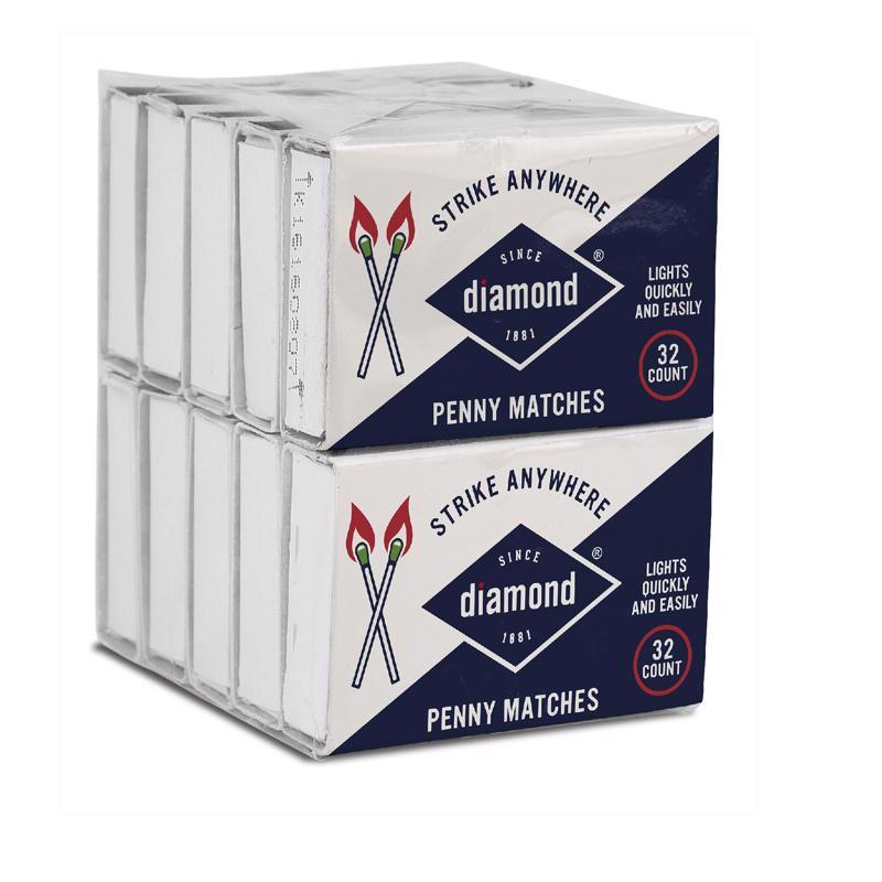 Diamond 2.9 in. L Strike Anywhere Matches 32 pc.
