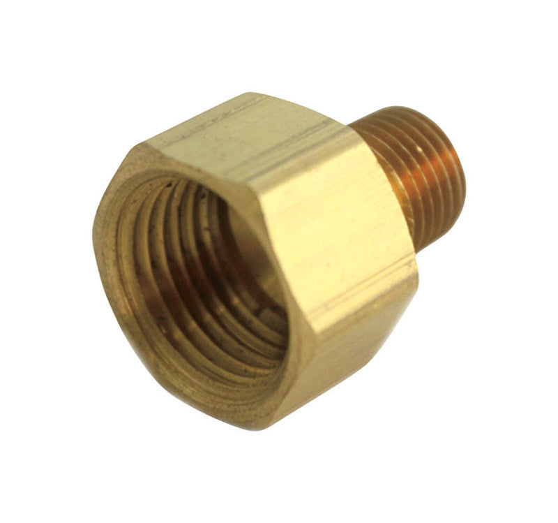 JMF 1/2 in. FPT x 3/8 in. Dia. MPT Brass Reducing Coupling