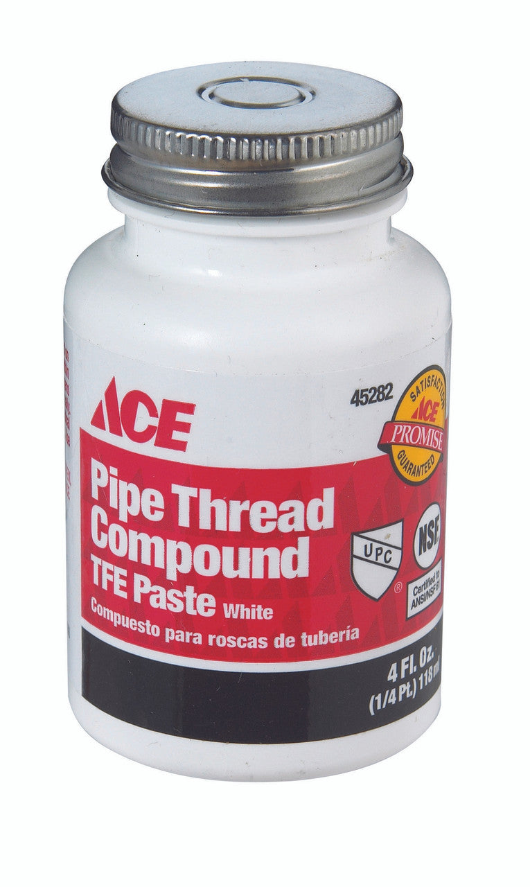 white pipe thread compound sealant pipe dope plumbing