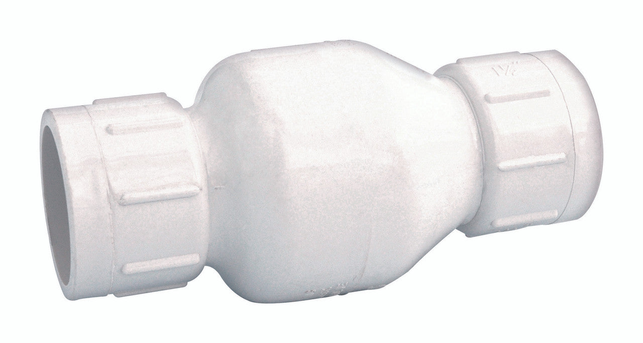 check valve pvc 3/4 fpt plumbing valve