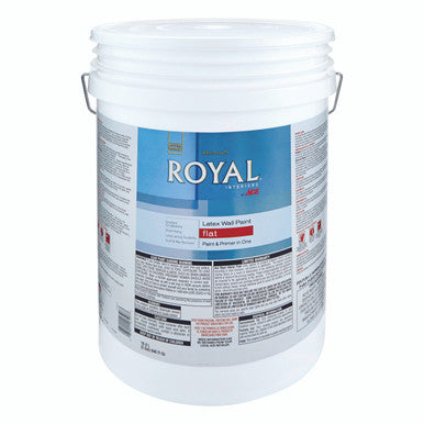 Ace Royal Flat Ultra White Vinyl Acetate/Ethylene Paint Indoor 5 gal.