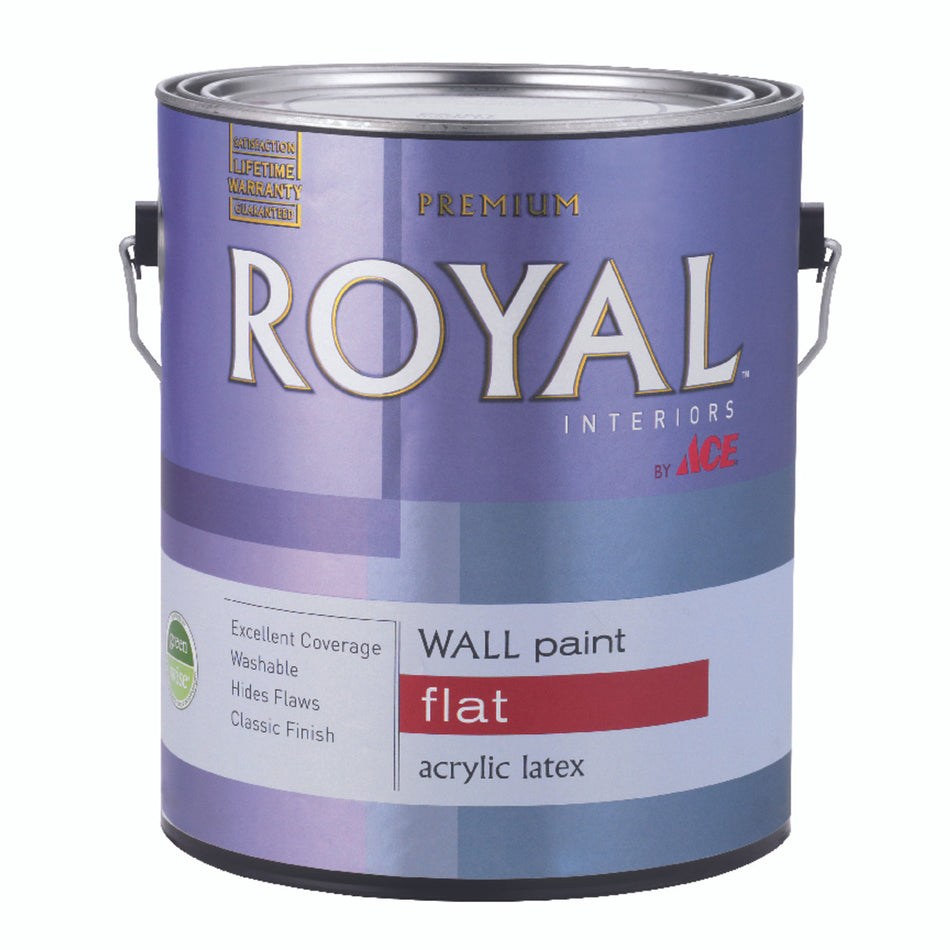 Ace Royal Flat Neutral Base Vinyl Acetate/Ethylene Paint Indoor 1 gal.