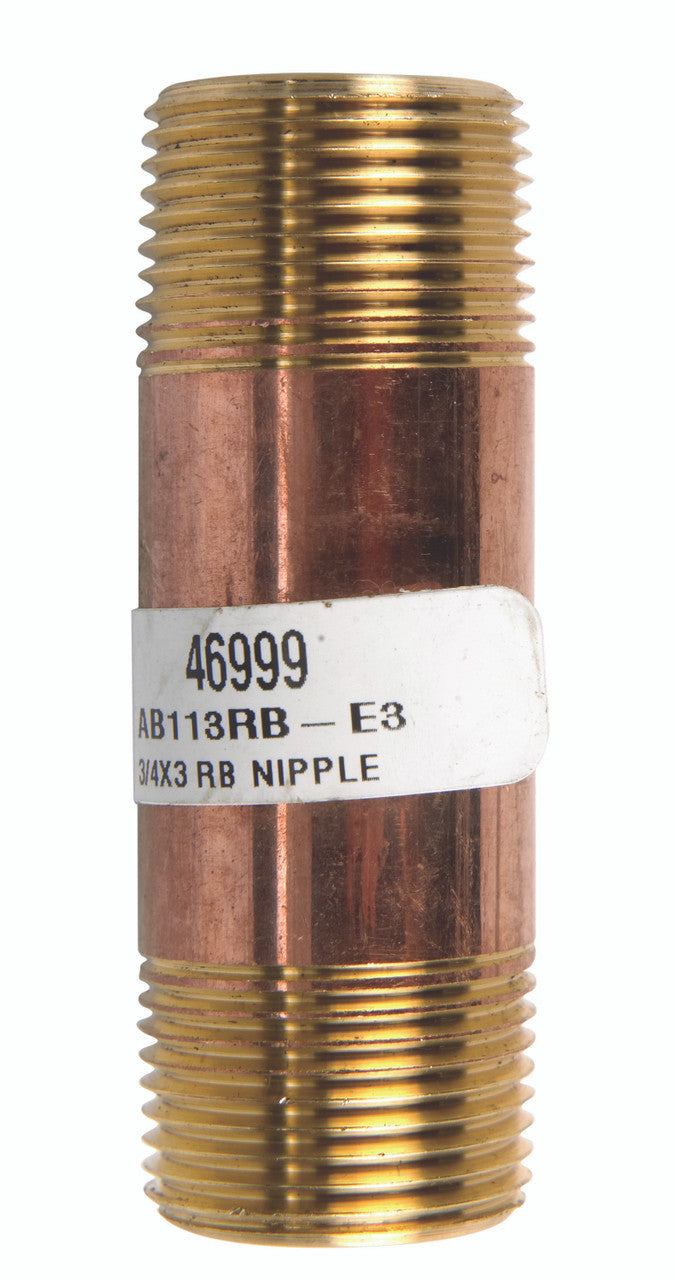 NIPPLE 3/4 X 3 RBRS