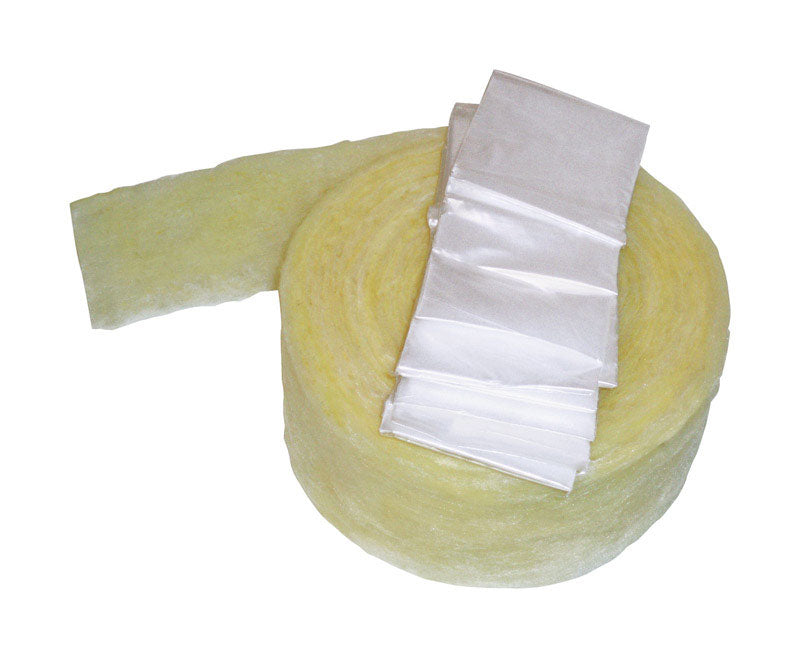 fiberglass pipe wrap insulation heat retention pipe protection