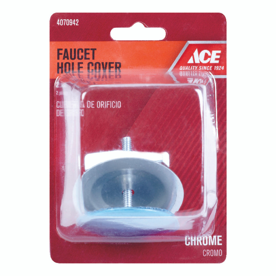 Ace Chrome Faucet Hole Cover 2 in. For Universal
