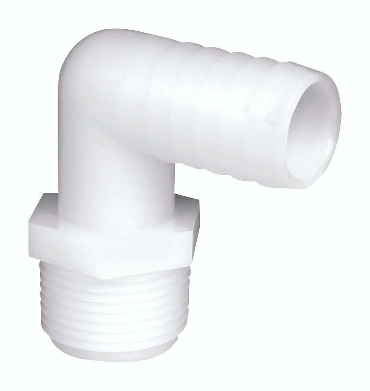 elbow nylon 3/8 mpt 1/4 barb plumbing pipe elbow