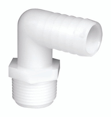 Elbow Nylon 3/8 Mpt 1/4 Barb