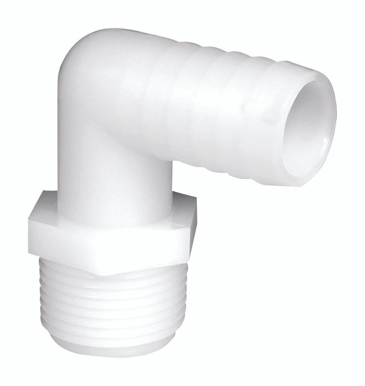 elbow nylon 3/8 mpt 3/8 barb plumbing pipe elbow
