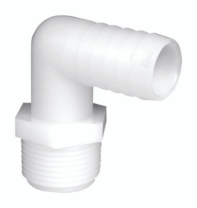 Elbow Nylon 3/8 Mpt 3/8 Barb