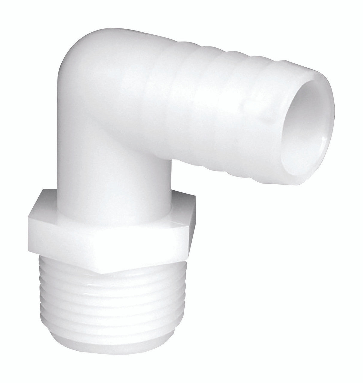 elbow nylon 1/2 mpt 1/2 barb plumbing pipe elbow