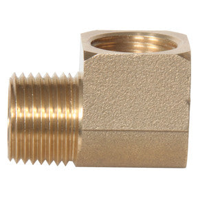 STREET ELBOW 90 1/4FPT X 1/8MPT BRASS