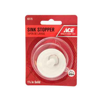 Ace 1-3/8 In. Dia. Rubber Sink Stopper