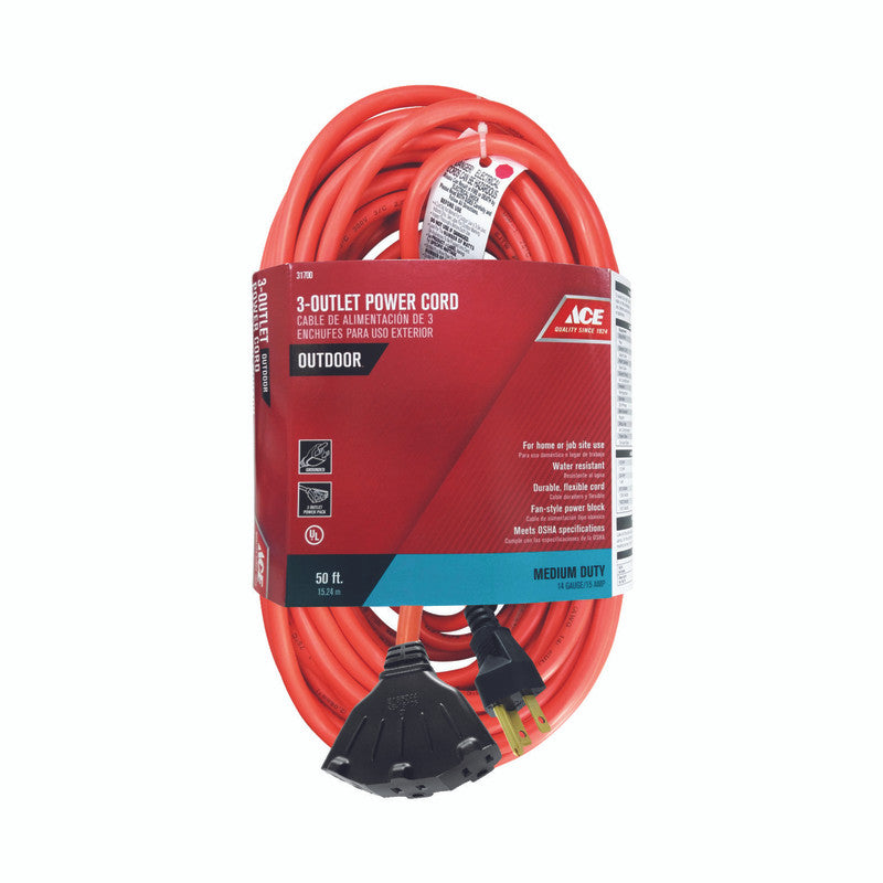 CORD EXTENSION 14/3 SJTW 50 FOOT
