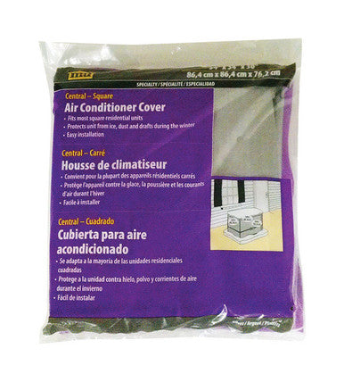 M-D Building Products 30 in. H x 34 in. W Polyethylene Gray Square Air Conditioner Cover