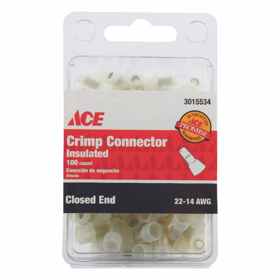 CONNECTOR CLOSED END 22-14 AWG PACK 100
