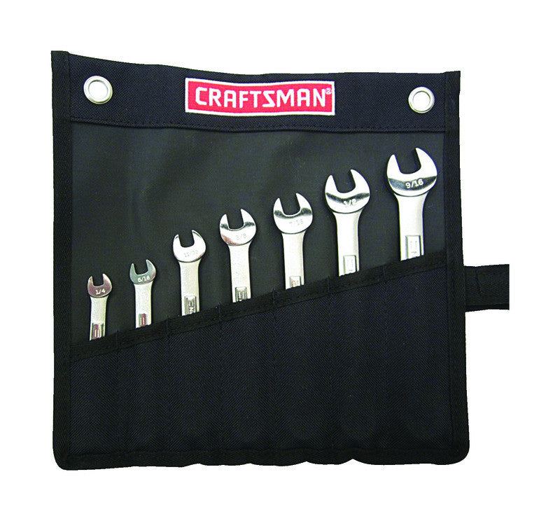 craftsman wrench 7 piece rollup sae wrench hand tool 