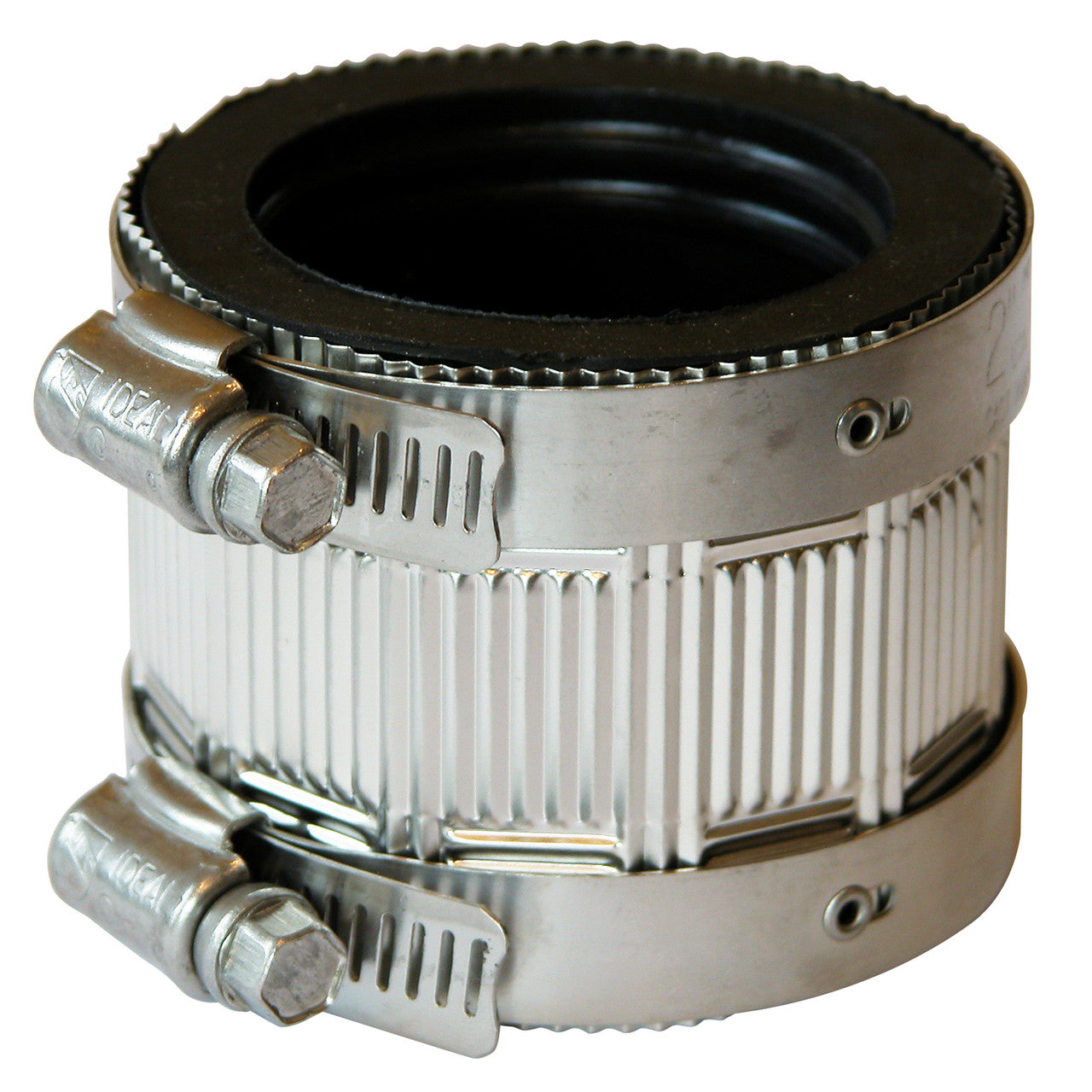 Fernco no-hub coupling 2 inch flexible neoprene rubber DWV