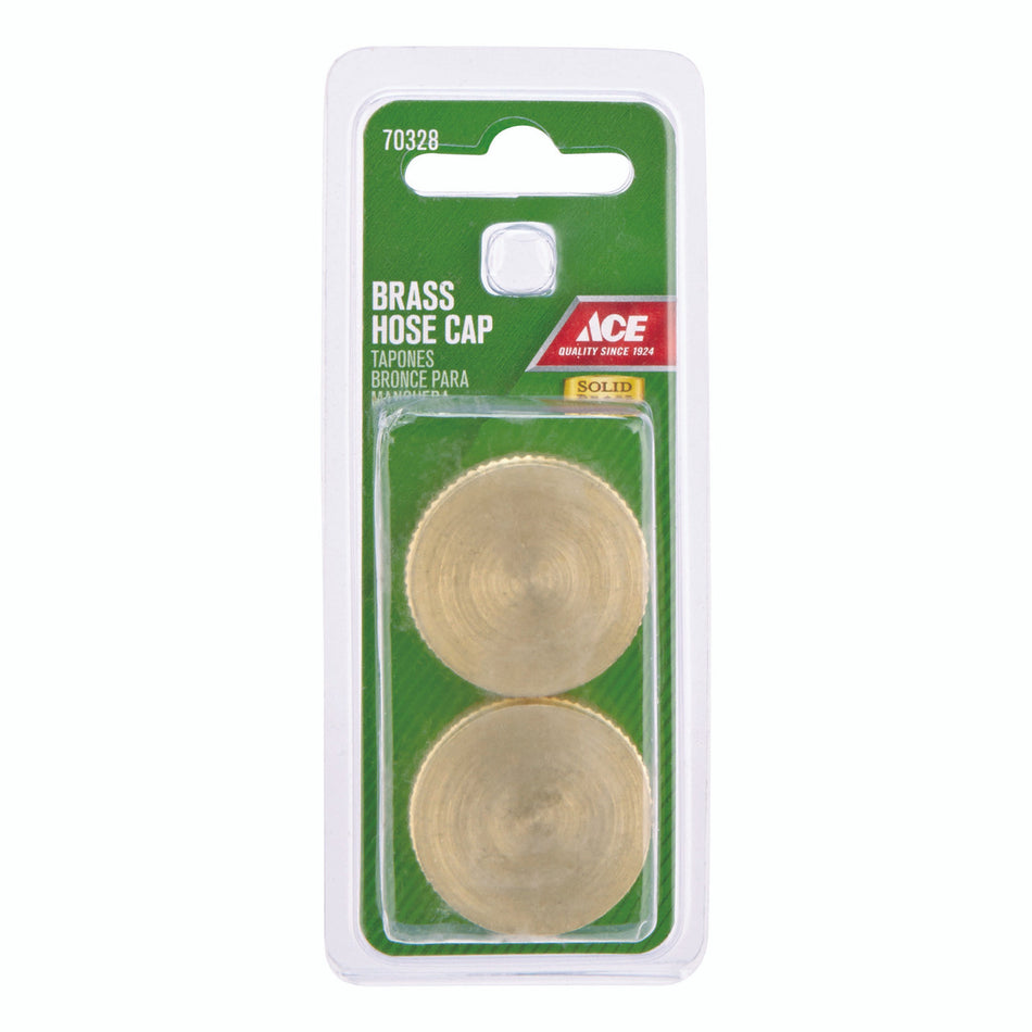Ace 3/4 Brass Threaded Female Hose End Caps