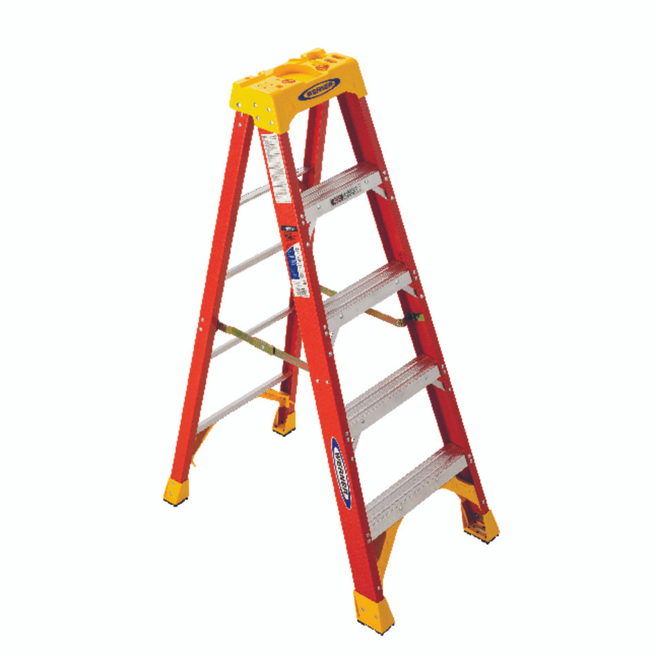 LADDER 5 FOOT STEP FIBERGLASS 300# WERNER