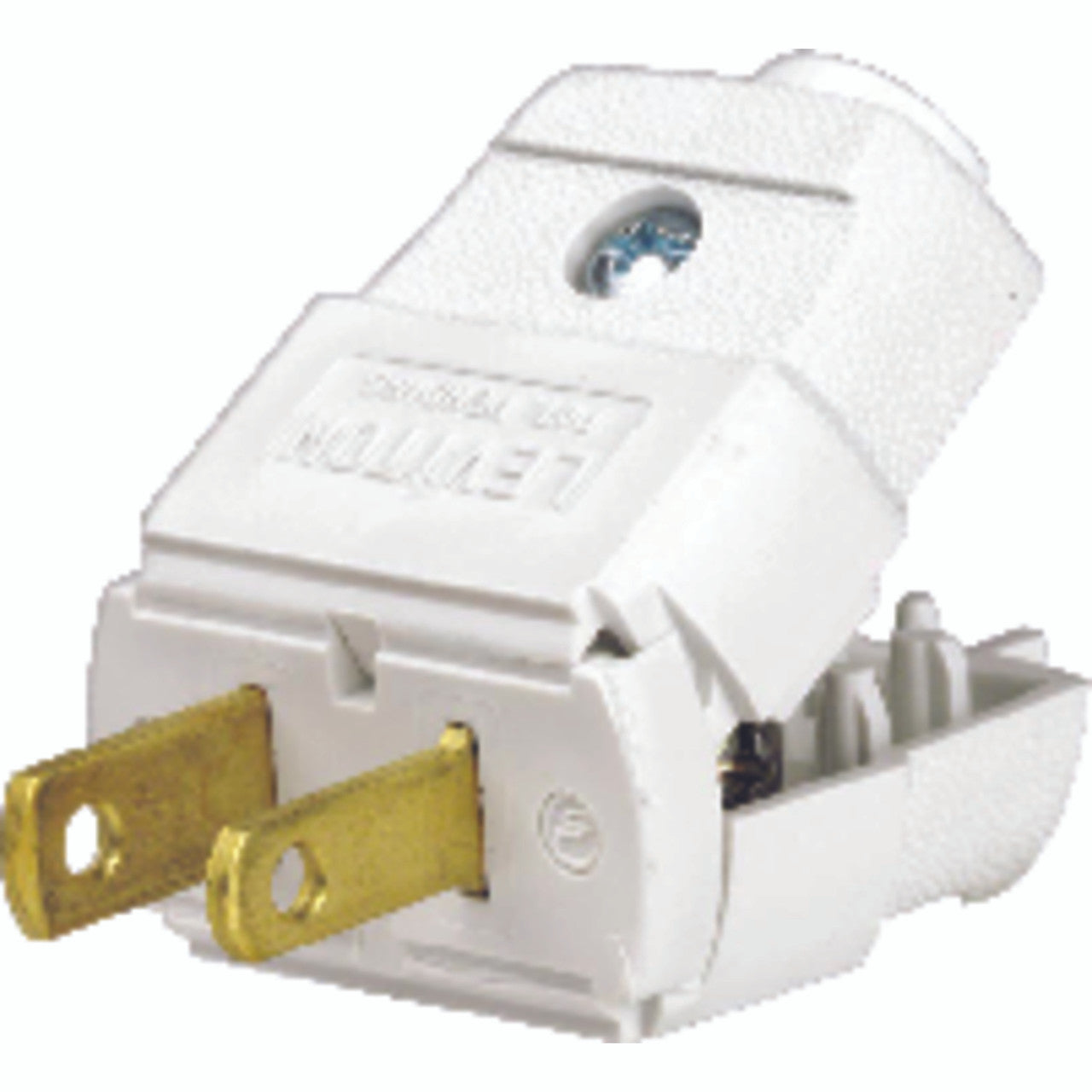 clamlite plug 2 wire white electrical supply