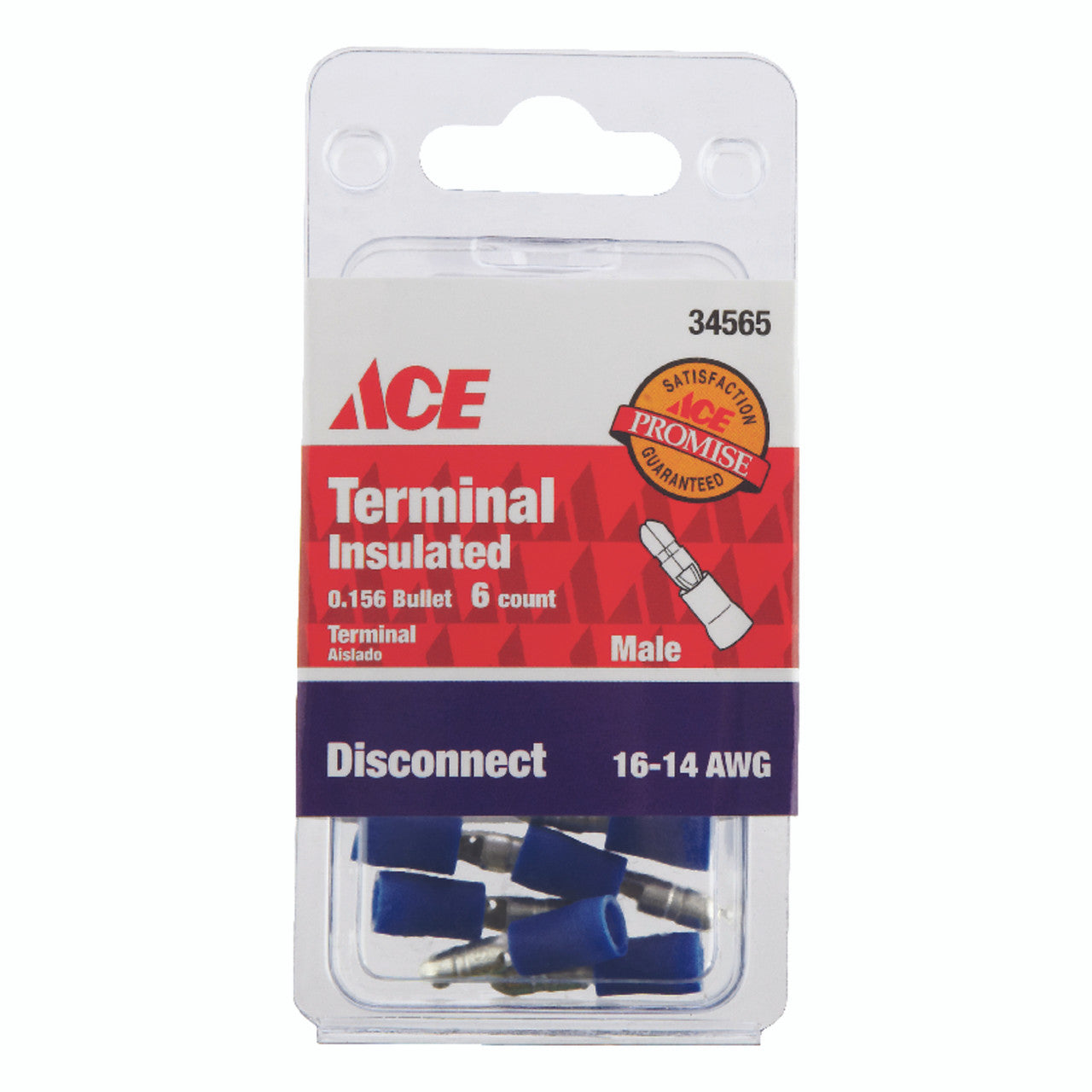 bullet connector 16-14 AWG insulated crimp wire connector
