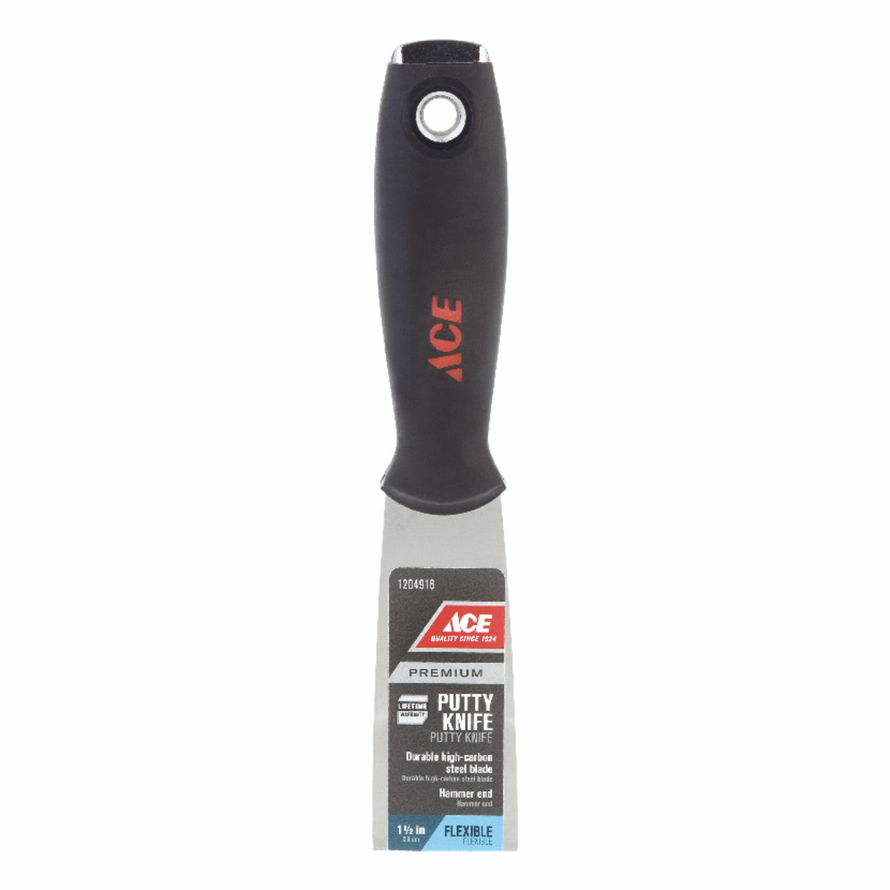 carbon steel flexible putty knife scraper 1-1/2 in. painting tool
