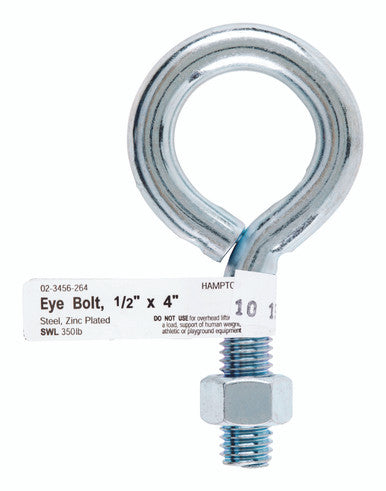 Bolt Eye With Nut 1/2 X 4