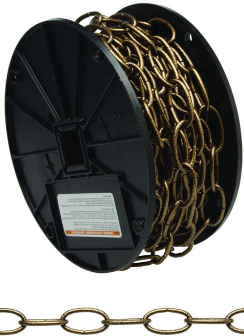 CHAIN DECORATIVE #10 BRASS 60'