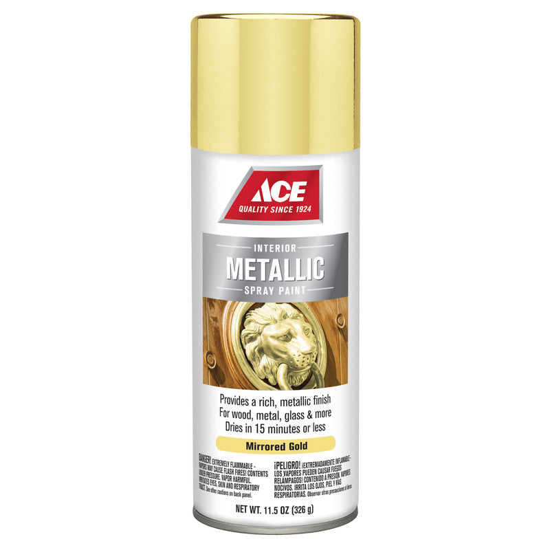 ace metallic gold 11.5 ounce paint coating supply