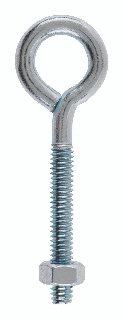 bolt eye with nut 1/4 x 3 hardware