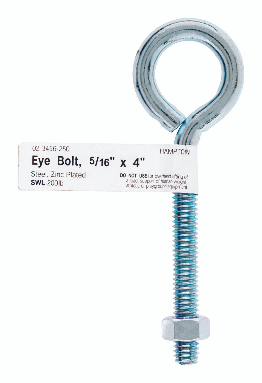 BOLT EYE WITH NUT 5/16 X 4