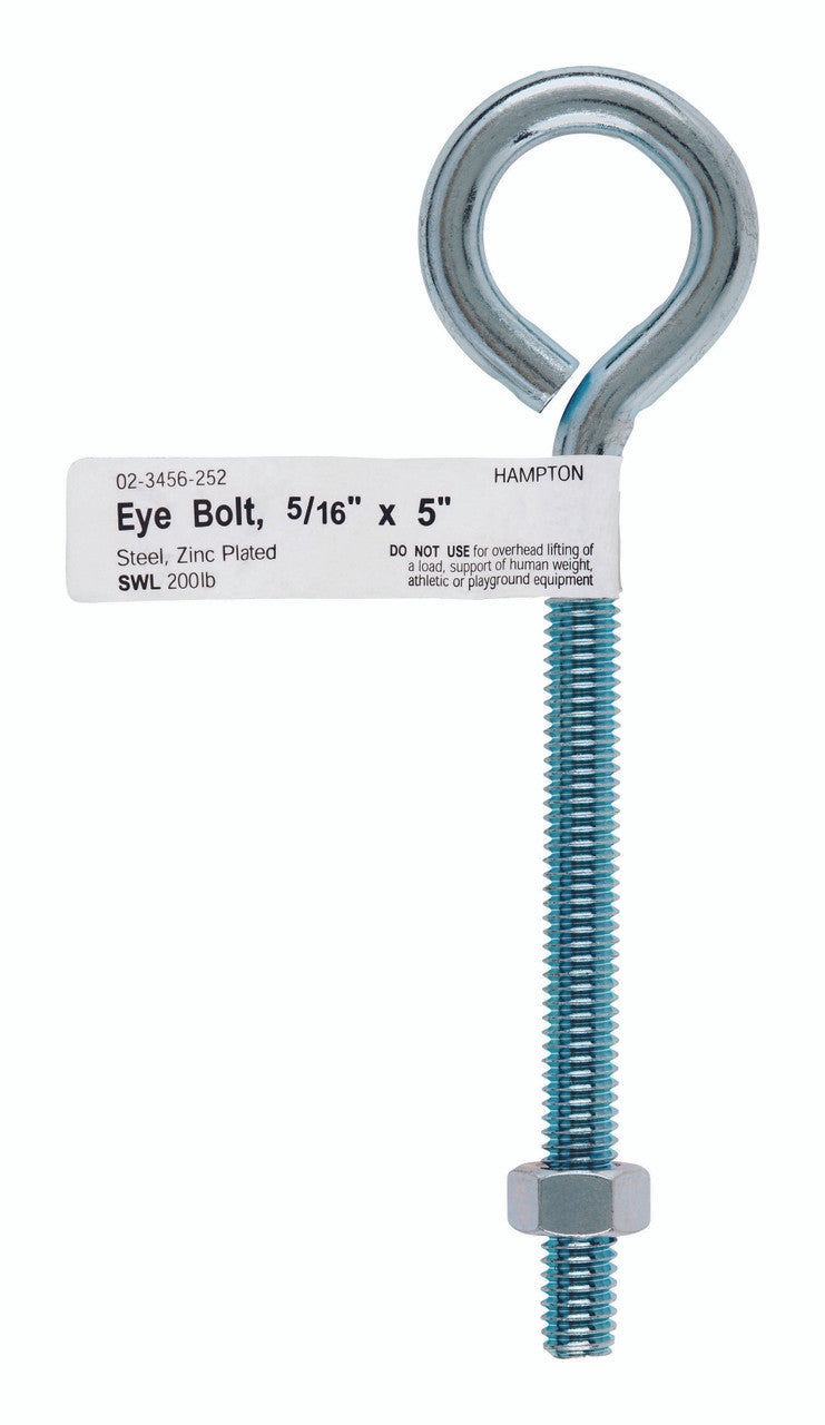 BOLT EYE WITH NUT 5/16 X 5