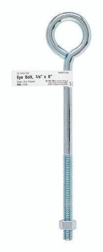 Bolt Eye With Nut 3/8 X 8