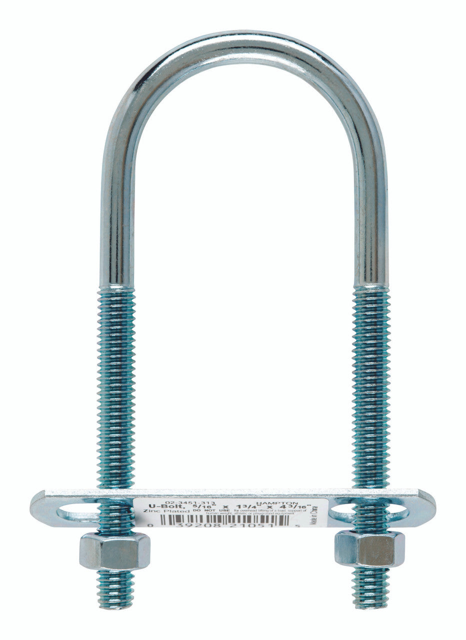 bolt u 5/16 x 1.75 x 4.19 hardware