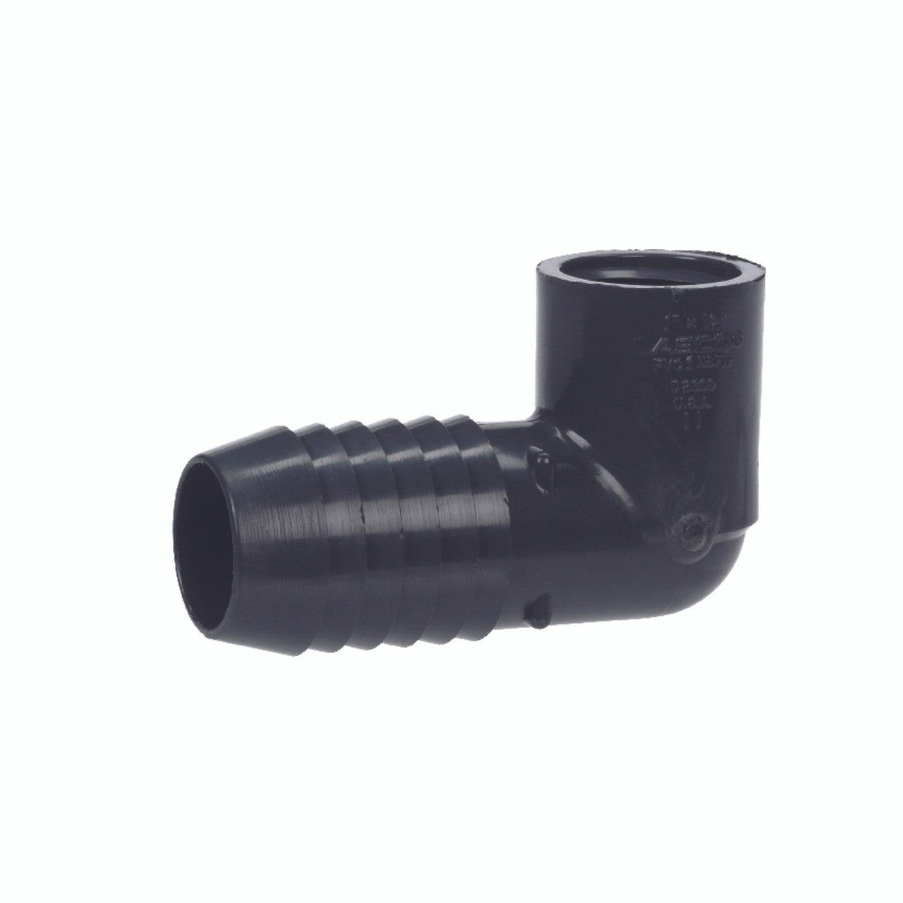 lasco schedule 40 3/4 in. insert x 1/2 in. dia. fpt pvc 90 degree reducing elbow plumbing pipe elbow