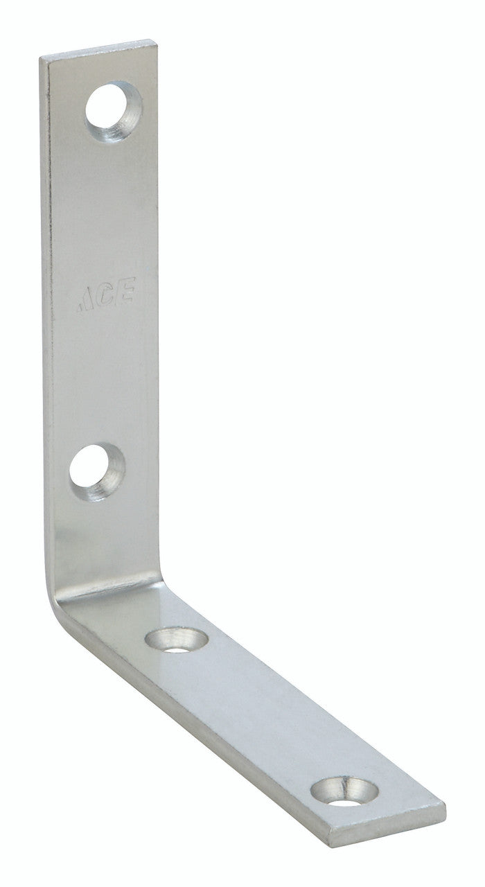 corner brace 3-1/2 zinc shelf bracket brace hardware