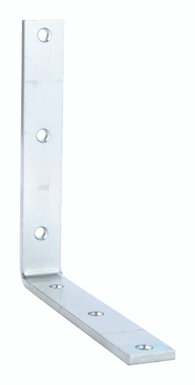 corner brace 8 x 1-1/4 zinc shelf bracket brace hardware